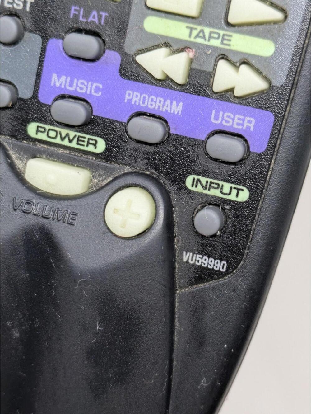 YAMAHA Remote Control SYS2 VU59990 - GX-50 GX-70 Natural Sound Mini System - Picture 3 of 5